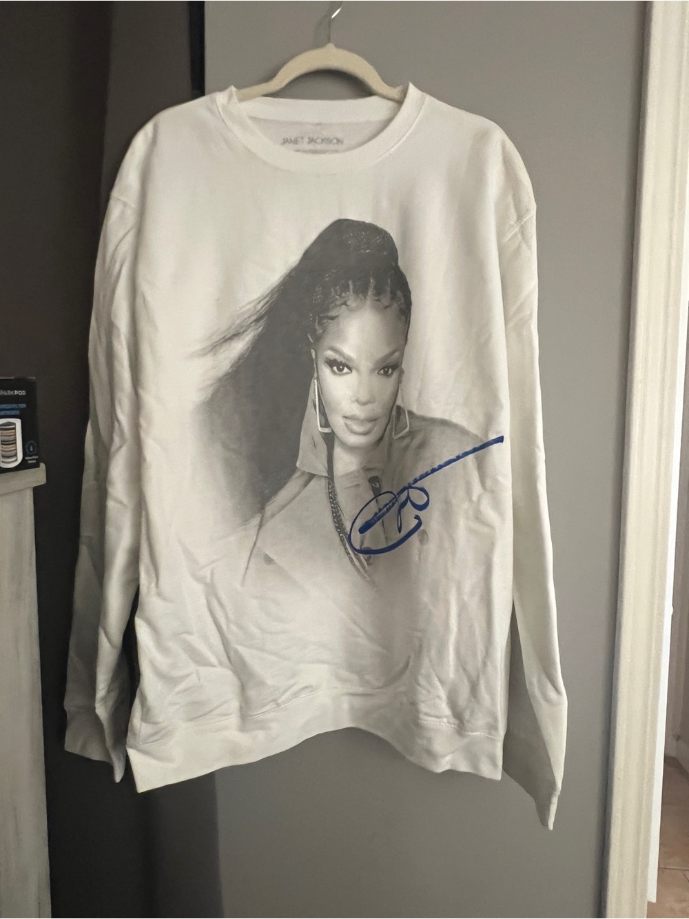 Purchased at tour JACKSON White Graphic Crewneck Sweatshirt